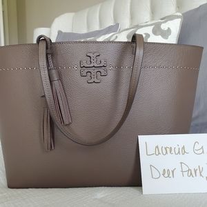 Tory Burch Mcgraw Tote Maple